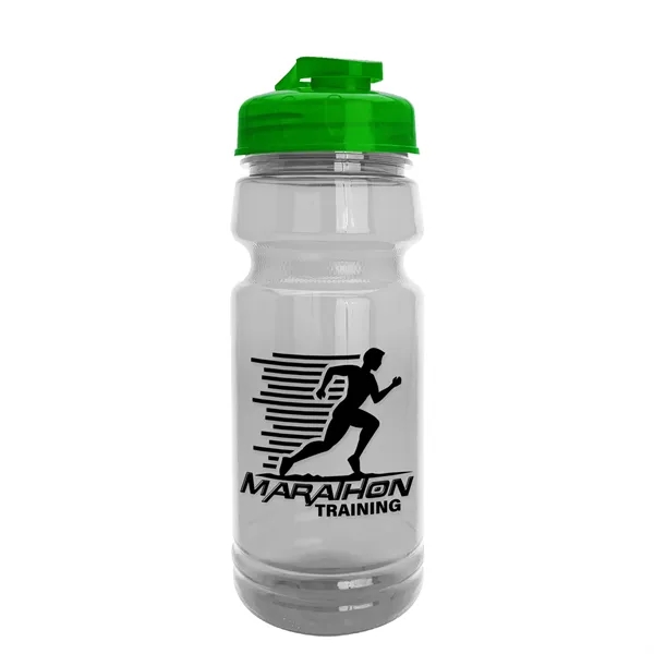 The Trainer - 24 oz. Clear Sports Bottles with USA Flip... from ASI 40480 Koozie Group