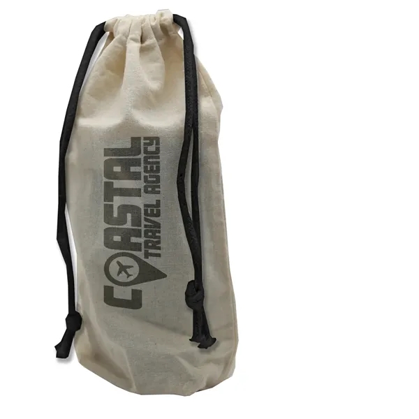 18 oz Explorer Metalike Tumbler with Slide-Lid in a Reusable Cotton... from ASI 40480 Koozie Group