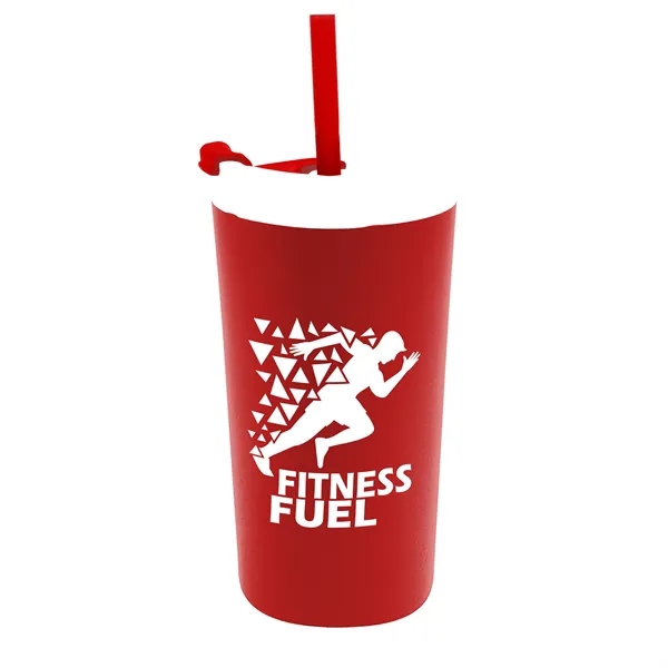 18 oz. Stainless Steel Insulated Straw Tumbler... from ASI 40480 Koozie Group