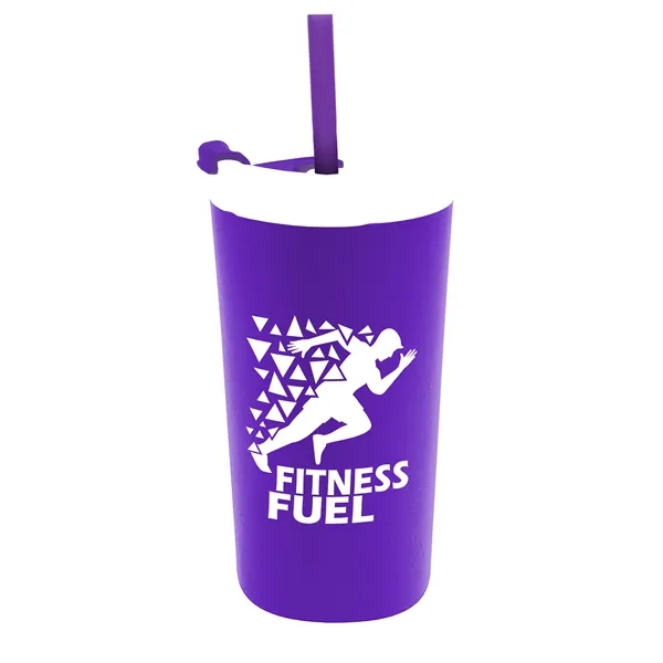 18 oz. Stainless Steel Insulated Straw Tumbler... from ASI 40480 Koozie Group