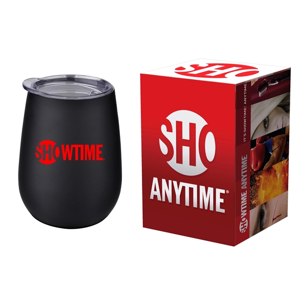 10 oz. stainless steel stemless wine glass with double wall insulation;... from ASI 90807 Tekweld