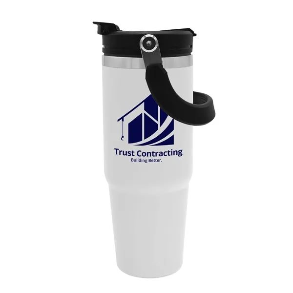 30 oz. Stainless Steel, Screw On Lid... from ASI 40480 Koozie Group