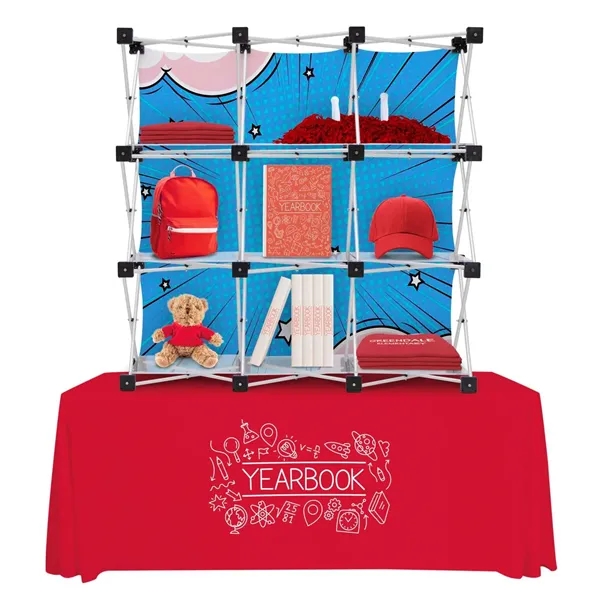 All-in-one kit with backwall, frame & shelves - showcase products and... from ASI 87188 Showdown Displays