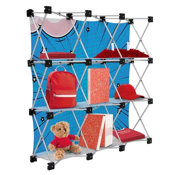 All-in-one kit with backwall, frame & shelves - showcase products and... from ASI 87188 Showdown Displays