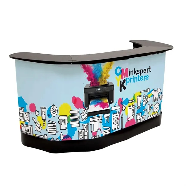 Tradeshow ready in minutes - this versatile counter offers durability, storage... from ASI 87188 Showdown Displays