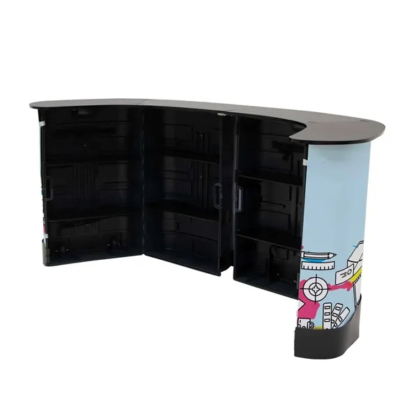 Tradeshow ready in minutes - this versatile counter offers durability, storage... from ASI 87188 Showdown Displays