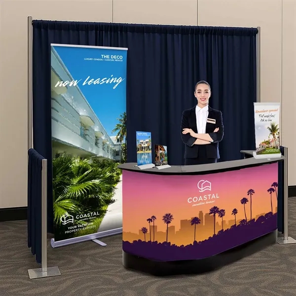 Tradeshow ready in minutes - this versatile counter offers durability, storage... from ASI 87188 Showdown Displays