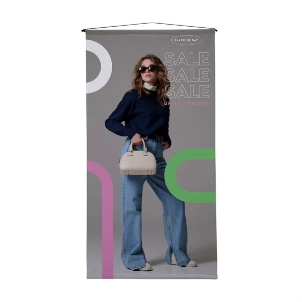 Lightweight and pre-kitted for fast, professional branding for indoor events, lobbies,... from ASI 87188 Showdown Displays