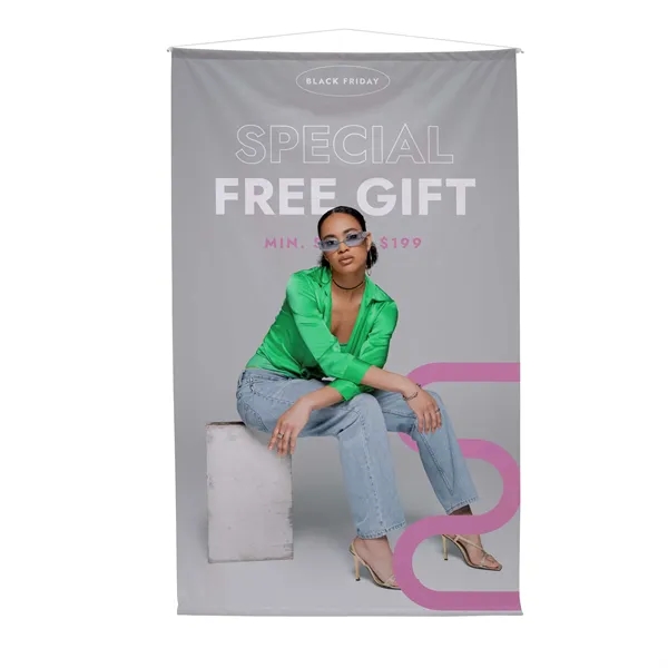 Lightweight and pre-kitted for fast, professional branding for indoor events, lobbies,... from ASI 87188 Showdown Displays