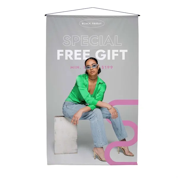 Lightweight and pre-kitted for fast, professional branding for indoor events, lobbies,... from ASI 87188 Showdown Displays