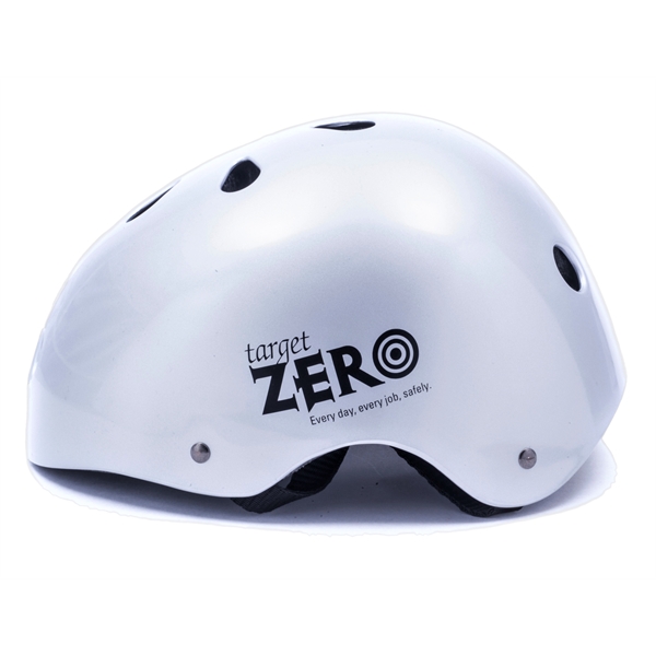 Hard solid ABS plastic shell bicycle helmet in various colors.... from ASI 72657 Active Life Promo / Action Sports Promo Active Life Promo