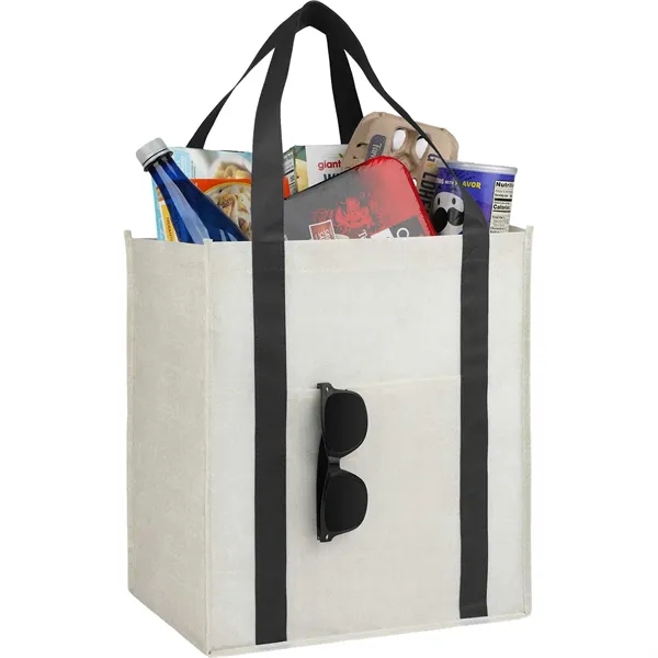 Neptune Recycled Non-Woven Grocery Tote... from ASI 66887 PCNA / Bullet