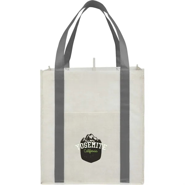 Neptune Recycled Non-Woven Grocery Tote... from ASI 66887 PCNA / Bullet