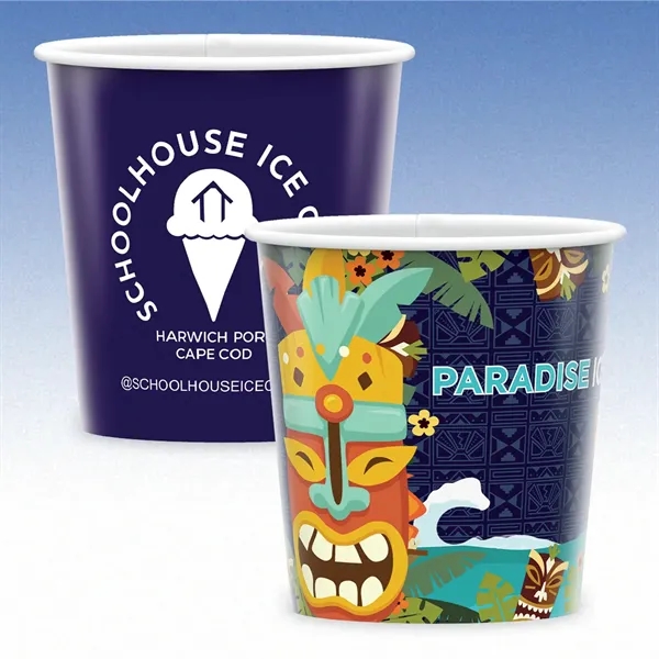 16oz-Pint-Cold Paper Cups/Container with Hi-Definition Full-Color Print, Made in the USA!... from ASI 49716 Digispec & CounterPoint