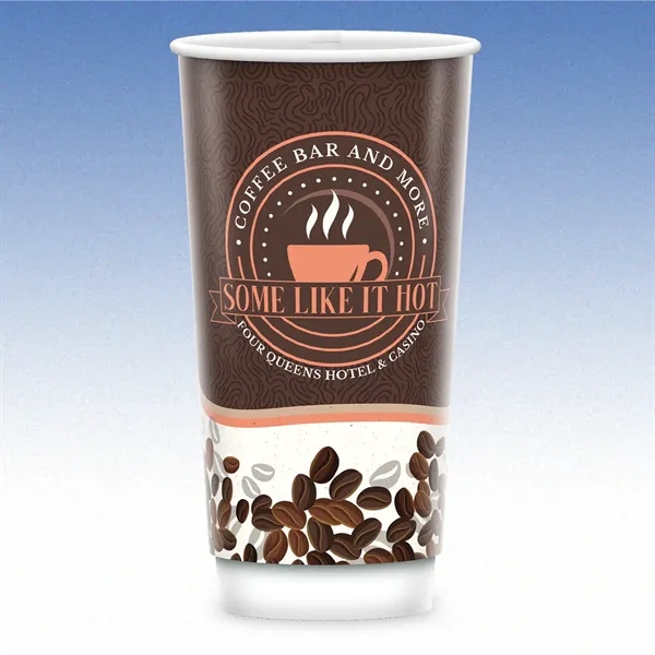 21 oz-Vx2® Matte Double Wall Insulated Paper Cup with Hi-Definition Full-Color... from ASI 49716 Digispec & CounterPoint