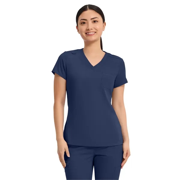Med Couture Touch Women's Chest Pocket Top... from ASI 86018 Scrub Authority