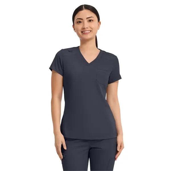 Med Couture Touch Women's Chest Pocket Top... from ASI 86018 Scrub Authority
