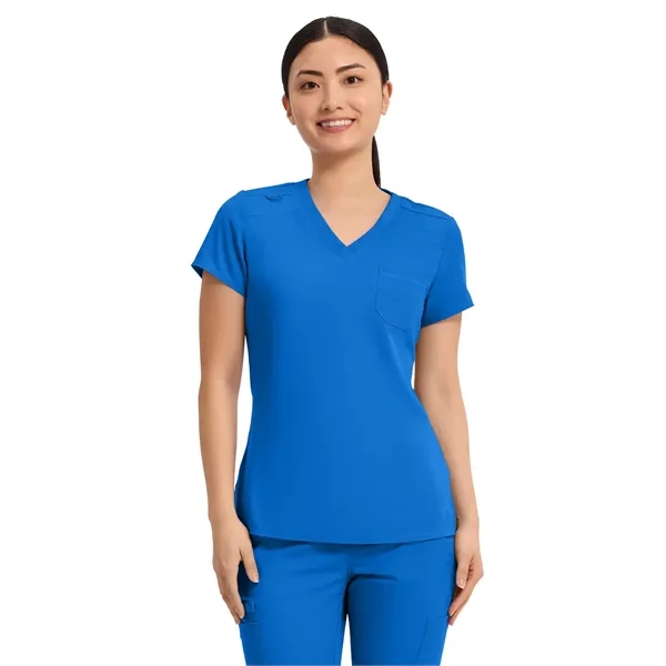 Med Couture Touch Women's Chest Pocket Top... from ASI 86018 Scrub Authority