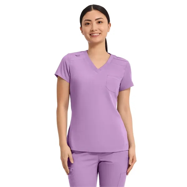 Med Couture Touch Women's Chest Pocket Top... from ASI 86018 Scrub Authority