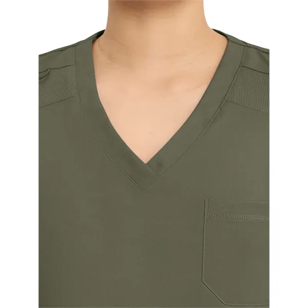 Med Couture Touch Women's Chest Pocket Top... from ASI 86018 Scrub Authority