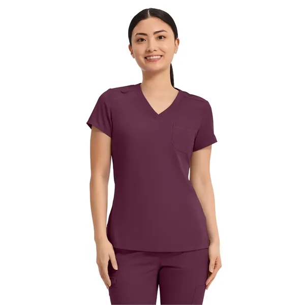 Med Couture Touch Women's Chest Pocket Top... from ASI 86018 Scrub Authority