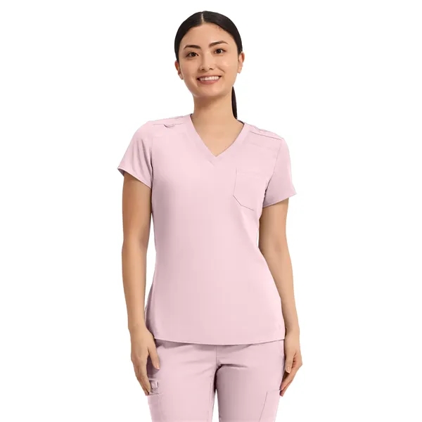 Med Couture Touch Women's Chest Pocket Top... from ASI 86018 Scrub Authority