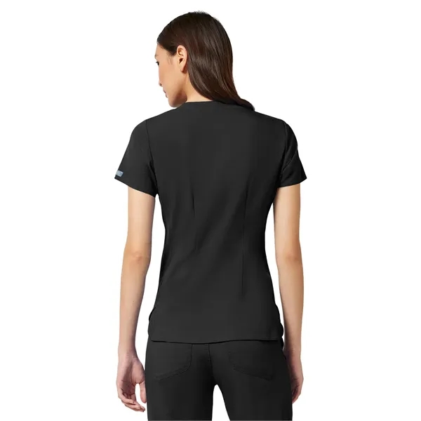Med Couture Touch Women's V-Neck Shirttail Top... from ASI 86018 Scrub Authority