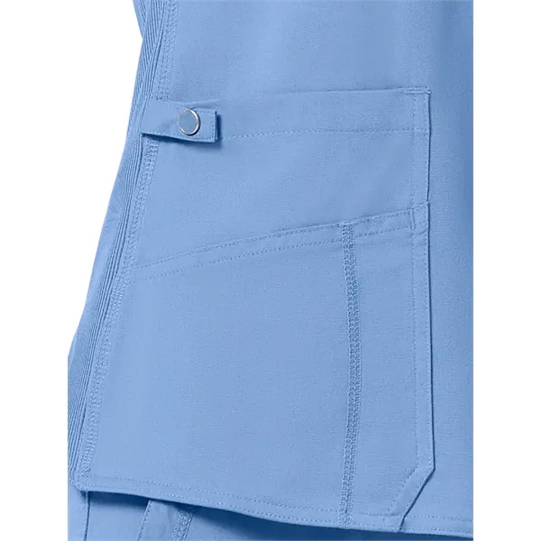Med Couture Touch Women's V-Neck Shirttail Top... from ASI 86018 Scrub Authority