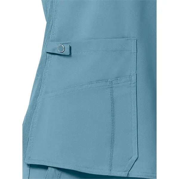 Med Couture Touch Women's V-Neck Shirttail Top... from ASI 86018 Scrub Authority