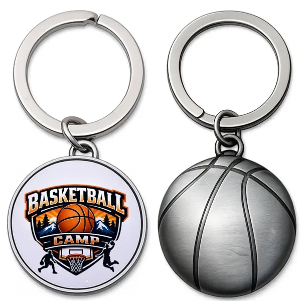 Classic basketball keychain in brass, white, or silver, perfect for tournaments,... from ASI 38120 Ball Pro / Diversified Quality Kitchenware