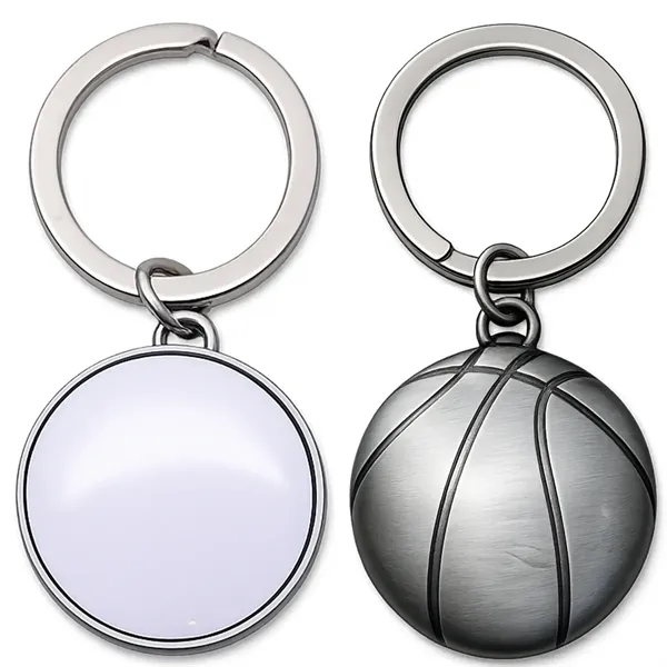 Classic basketball keychain in brass, white, or silver, perfect for tournaments,... from ASI 38120 Ball Pro / Diversified Quality Kitchenware