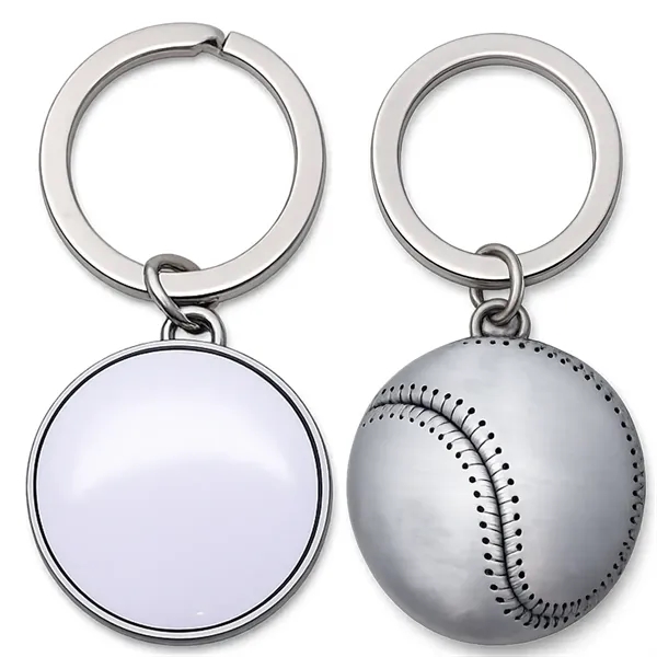 Classic baseball keychain in brass or silver, perfect for tournaments, giveaways,... from ASI 38120 Ball Pro / Diversified Quality Kitchenware