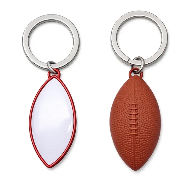 Classic footbal keychain in brass, brown, or silver, perfect for teams,... from ASI 38120 Ball Pro / Diversified Quality Kitchenware