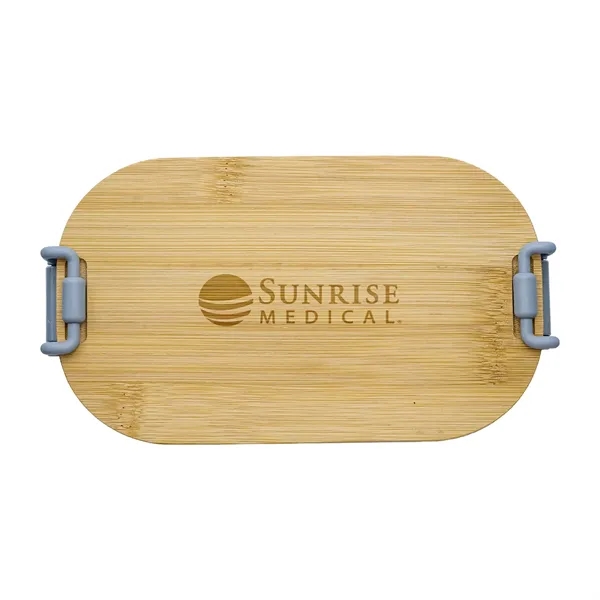 Engraved Bamboo Lunch Box... from ASI 30208 A P Specialties / AP Specialties