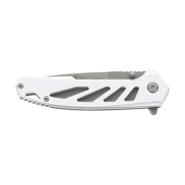 Smith & Wesson® knife that's sleek and lightweight with a finger... from ASI 46170 Compass Industries Inc