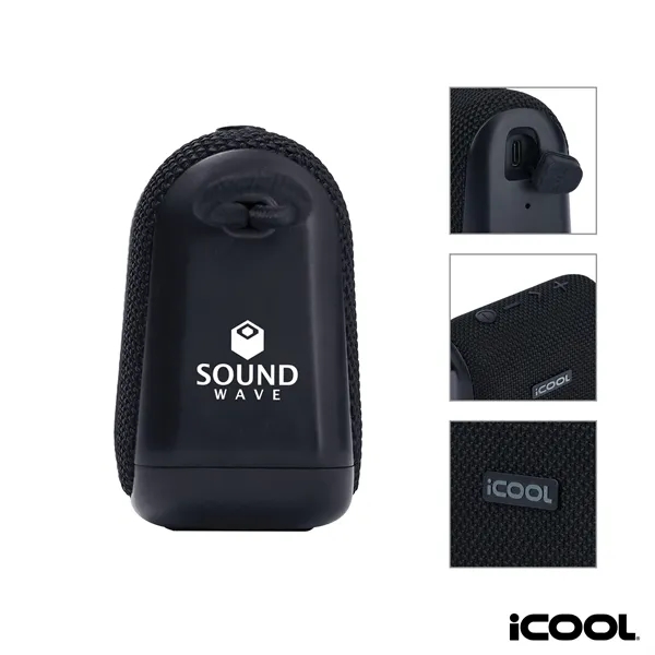 iCOOL® Brock IP67 / 5W Wireless Speaker... from ASI 67866 Logomark/Valumark