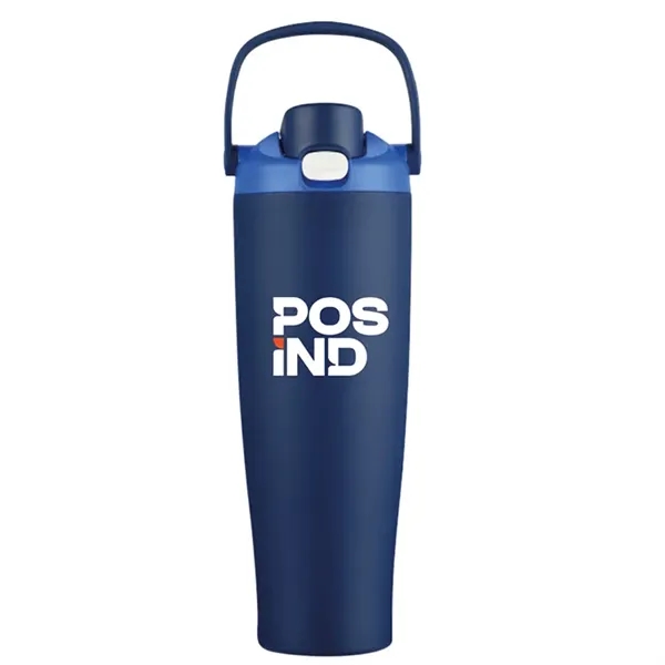 21 oz Stainless Steel Vacuum Tumbler with Carry Handle... from ASI 30112 ACE Products / Ace Line