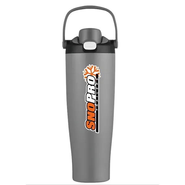 21 oz Stainless Steel Vacuum Tumbler with Carry Handle... from ASI 30112 ACE Products / Ace Line