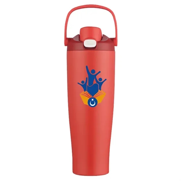 21 oz Stainless Steel Vacuum Tumbler with Carry Handle... from ASI 30112 ACE Products / Ace Line