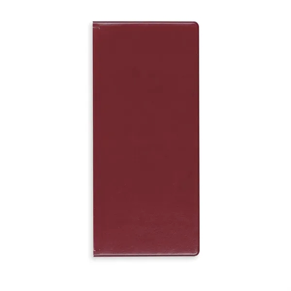 Executive vinyl business card holder measuring 10"H x 4.5"W closed with... from ASI 54040 Fey Promo