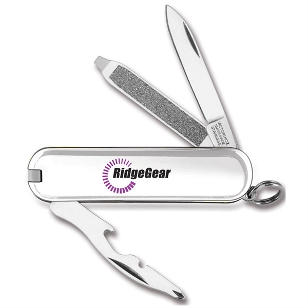 Knife with 2 1/4" handle, nail file, bottle opener, tweezers, wire... from ASI 46170 Compass Industries Inc