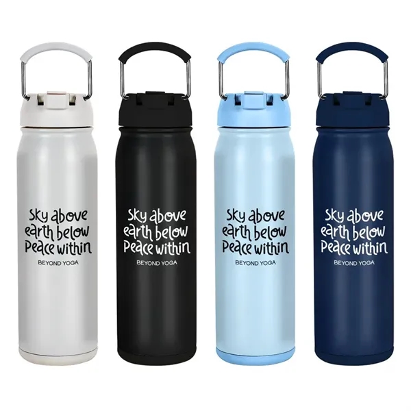 24oz SS Vacuum Water bottle w Compartment... from ASI 88060 Snugz/USA Inc