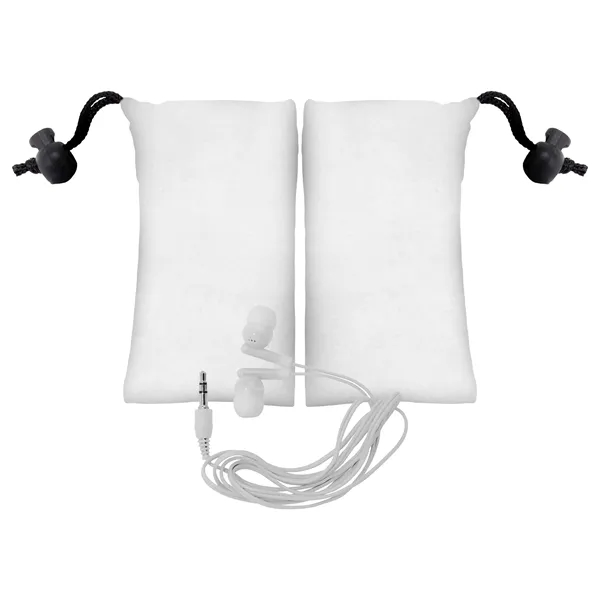 MICROFIBER EAR BUD POUCH... from ASI 30208 A P Specialties