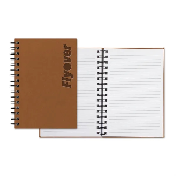 5 1/2" x 8" journal with a polyurethane cover and 160... from ASI 68507 The Magnet Group / Castelli