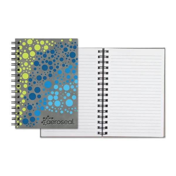 5 1/2" x 8" journal with a polyurethane cover and 160... from ASI 68507 The Magnet Group / Castelli