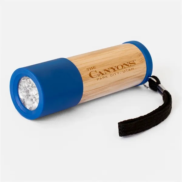 Sleek Bamboo 9 LED Flashlight... from ASI 68507 The Magnet Group