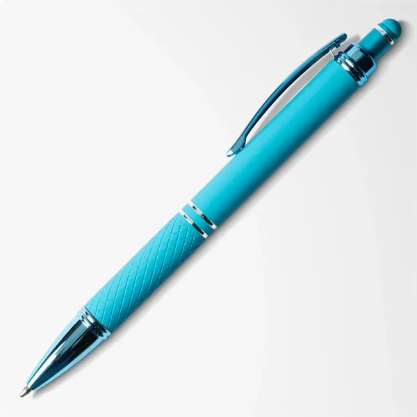 Soft touch stylus pen with aluminum body, diamond grip, capacitive tip,... from ASI 68190 Lungsal / Lungsal