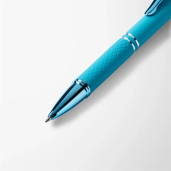 Soft touch stylus pen with aluminum body, diamond grip, capacitive tip,... from ASI 68190 Lungsal / Lungsal