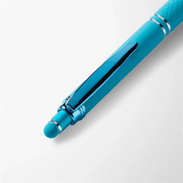Soft touch stylus pen with aluminum body, diamond grip, capacitive tip,... from ASI 68190 Lungsal / Lungsal
