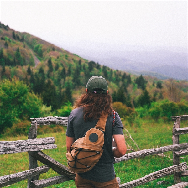 USA Made shoulder Sling Pack made from durable 15-ounce canvas with... from ASI 46170 Compass Industries Inc